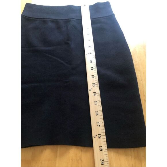 Express Women Body Contour Sweater Pencil Skirt Black Elastic Waistband Stretch - Picture 9 of 12